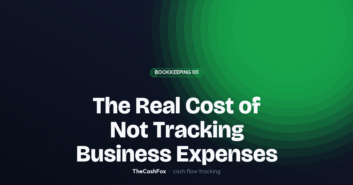 The Real Cost of Not Tracking Business Expenses