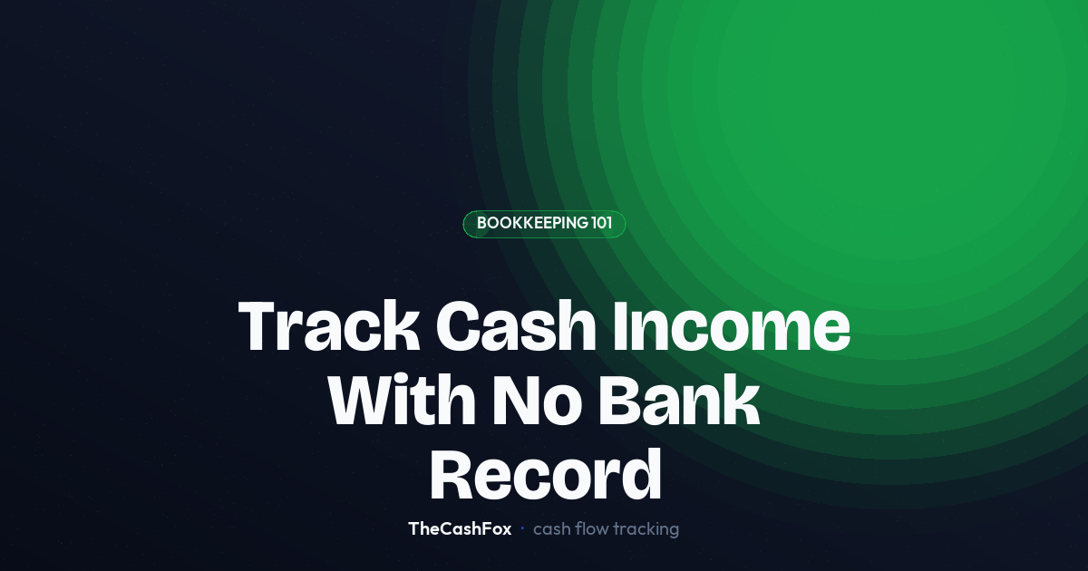 Cash notes and a handwritten receipt on a wooden desk, representing daily cash tracking for small business